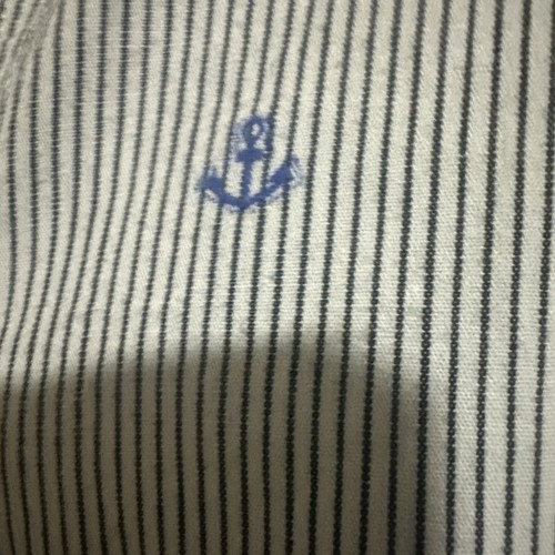 J. Crew Women's Blouse Short Sleeve Button Front Embroidered Anchors XS - Picture 6 of 7