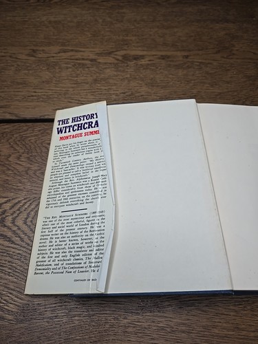 The History of Witchcraft Montague Summers HC w/DJ University Books Occult 1956 - Picture 9 of 15