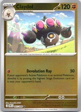 Claydol Reverse Holo Uncommon ME04: Chaos Rising 047/086 NM