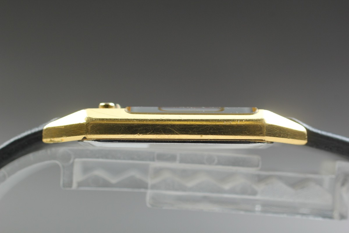 Vintage 1980 Seiko F231-4030 SGP Gold Digital Ultra Slim Quartz