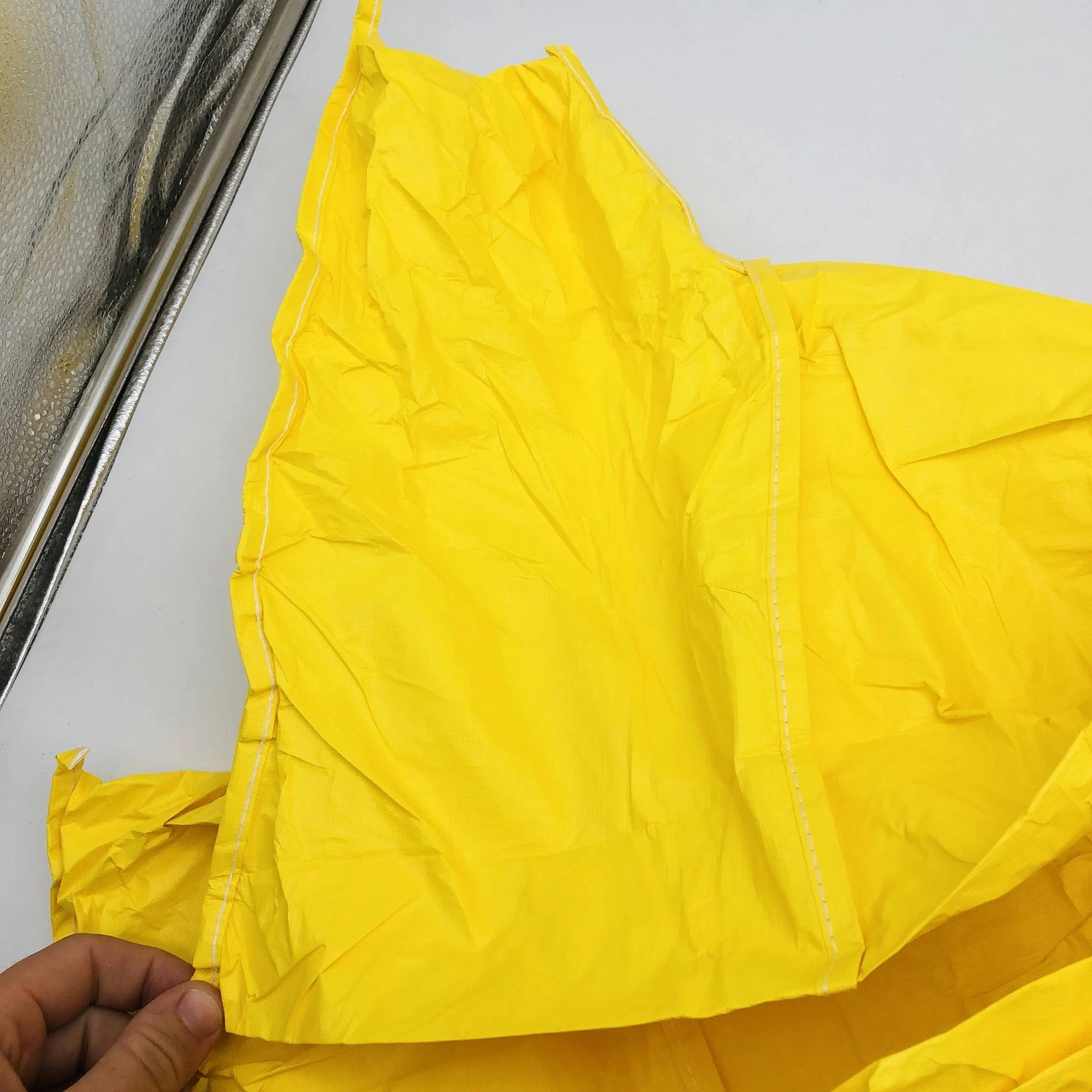 Dupont Tychem 2000 Hazmat Coverall Suit 3XL Hooded Yellow QC122BYL3X001200 1pk - product detail image 6