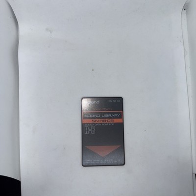 Roland SN-R8-03, Sound Effects Sound Library tested | eBay