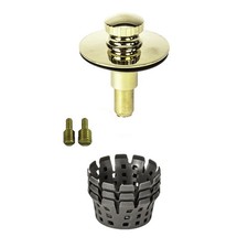 Universal Lift n Lock Push Pull Bath Tub/Bathtub Drain Stopper Includes 3/8...