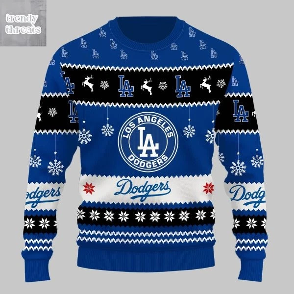 LA Dodgers Back 2 Back World Series Champions Ugly Sweater