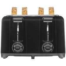 Tostadora de pan Hamilton Beach - Paredes Cool-Touch, 1300 vatios