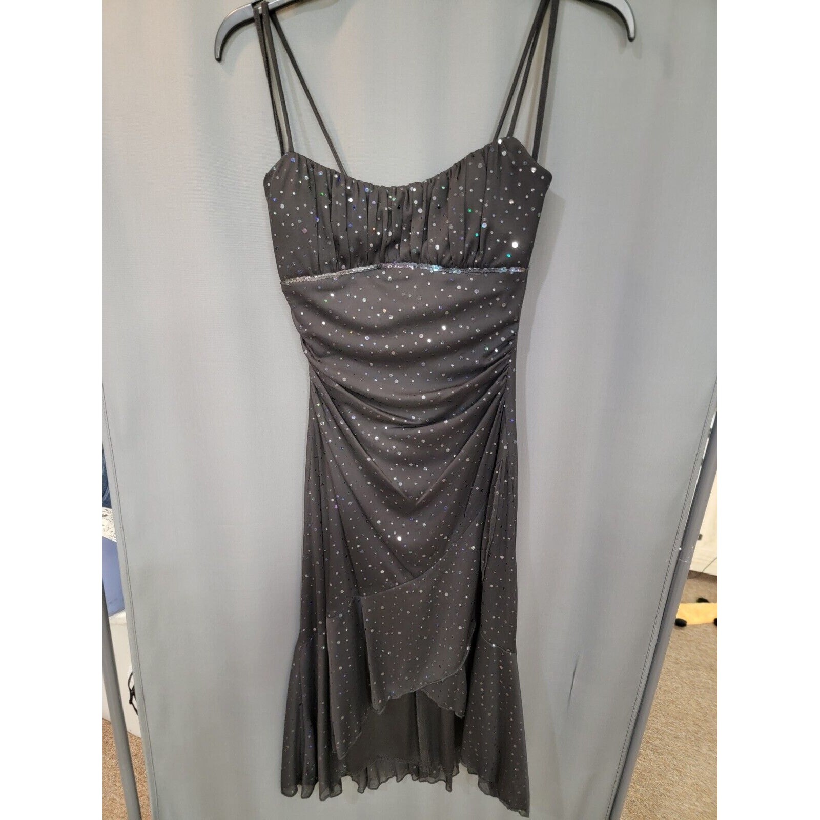 Ruby Rox Junior Black Sequin Formal Party Prom Dr… - image 3