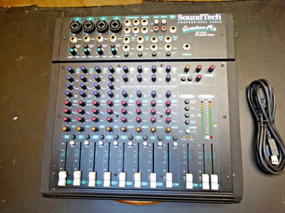 Sound Tech 12 Channel ST1202 Compact Audio Mixer