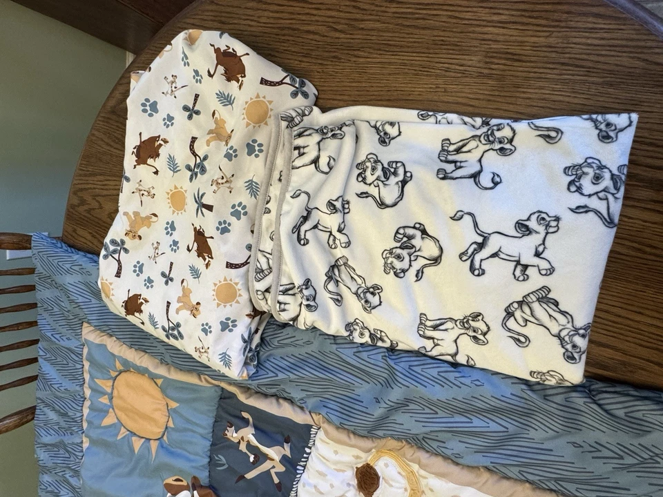 Lote de sábanas edredón ropa de cama infantil Lambs & Ivy Disney Baby Lion King Foto 4 de 4