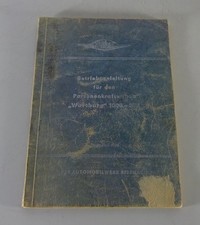 Betriebsanleitung / Handbuch Wartburg 1000 - 353 Stand 03/1966, 1. Auflage