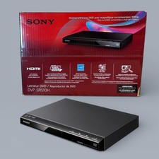 Sony DVD Player w/ HD Upconversion 1080p Upscaling, HDMI output, Black DVP-SR510