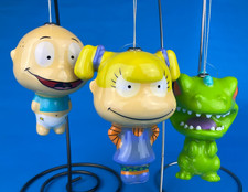 Lot of 3 Target Rugrats Ornaments Christmas Holiday Tommy Reptar Angelica
