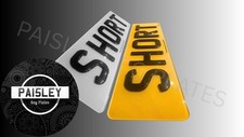 CHEAP REG PLATES - SHORT PLATES / 2D /3D /4D /4D Gel /100% ROAD/ MOT LEGAL