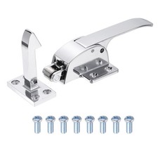 Walk in Freezer Door Latch, Spring Loaded Cooler Handle, Metal Interior Head