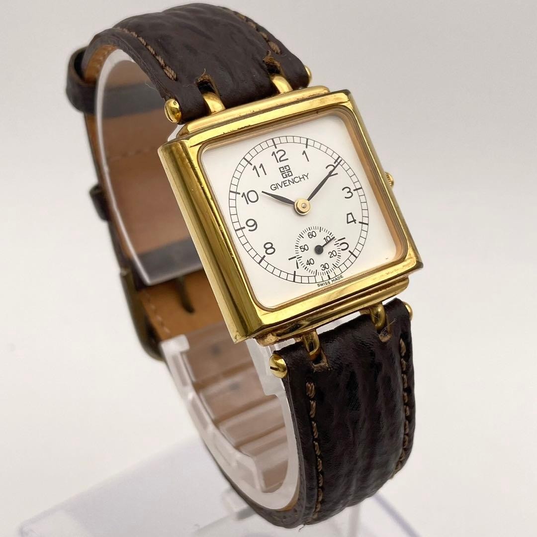 [Working] Givenchy Small Seconds Square Quartz Wa… - image 15