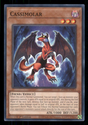 Yugioh Cassimolar #PHHY-EN093 Photon Hypernova LP