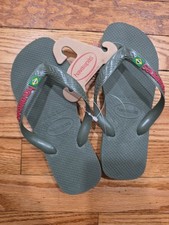 Havaianas Brazilian Flip Flops Mens Original Sandals Size 6