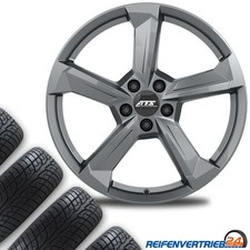 4x Alu Winterräder für VW Polo Reifen 185/60R16 Semperit