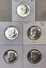 New ListingKennedy Half Dollar 40% Silver Lot of 5, 1965- 1970 Unc All 3 SMS Halfs + 1970D
