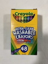 Crayola Ultra Clean Washable Color Max Crayons 48 Count Nontoxic
