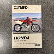 2000-2007 Honda XR650R XR650 Clymer Repair Service Manual M225