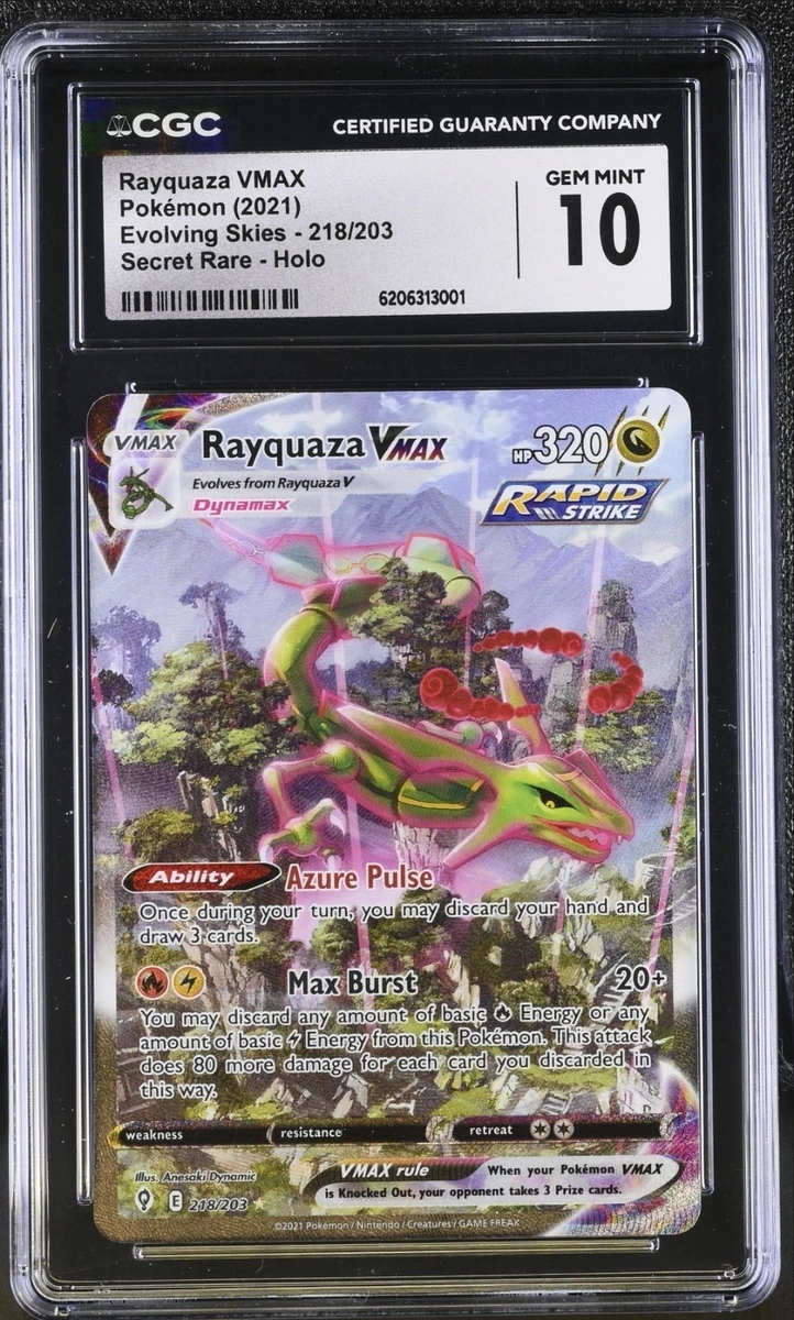 Rayquaza VMAX 218/203 SWSH07: Evolving Skies - огромный выбор по