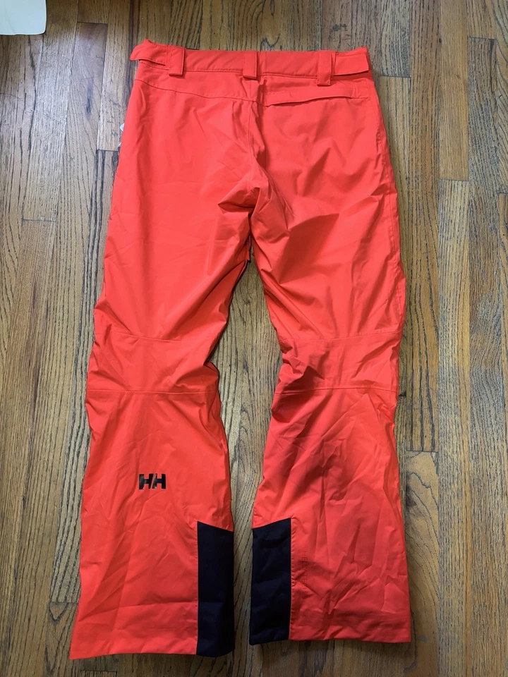 Pantalones de esquí Helly Hansen Legendary aislados para hombre pequeños tomate naranja nieve nuevos con etiquetas Foto 3 de 4