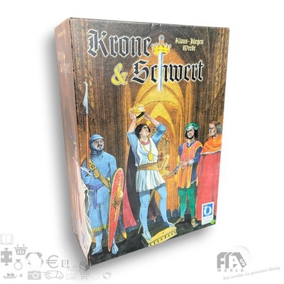 Queen Games 6025 - Krone & Schwert   Brettspiel k-J. Wrede Neuwertig