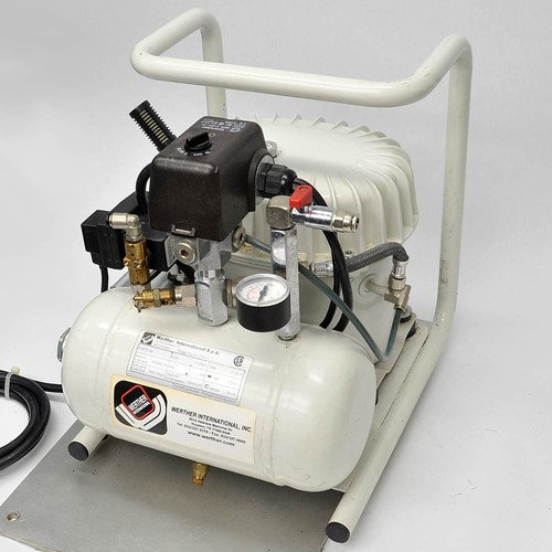 Werther P 50/TC AL Ultra-Quiet Portable Air Compressor 1/2HP 120PSI 2CFM 115VAC - Picture 1 of 6