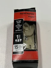 Pass & Seymour Legrand 690-IGCC6 Ivory Two Single Pole Switches 15A-120/277VAC