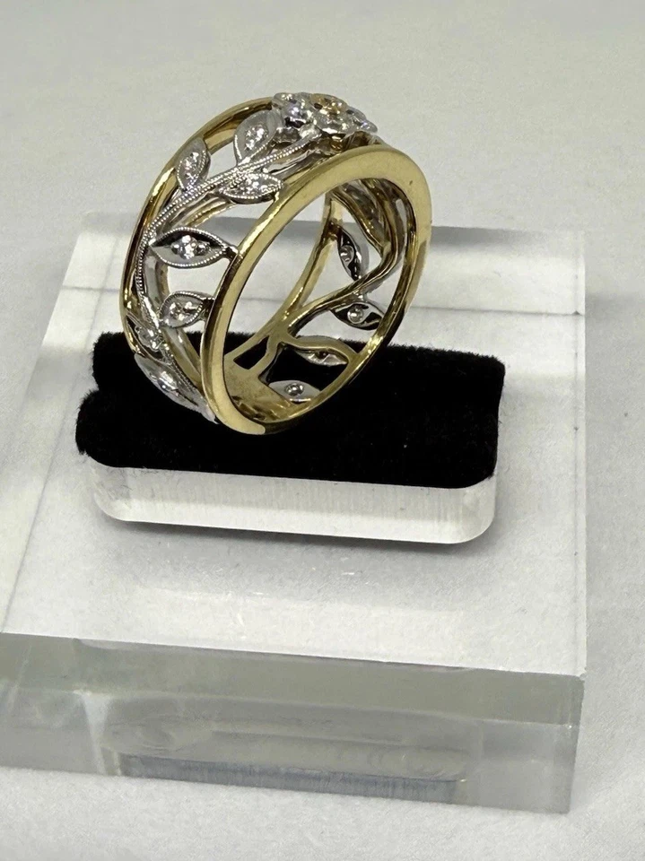 Simon G Trellis Ring - 18K Diamond - WOW - Image 2 of 4