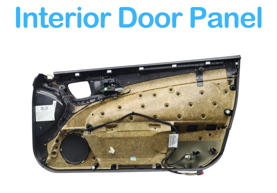 07-09 Jaguar XK XKR Front Left Driver Side Interior Door Panel Cover Black Oem - Image 3 of 4