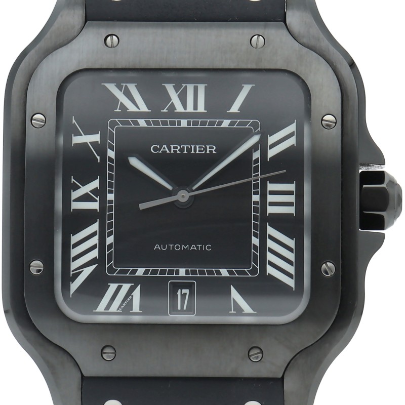 Cartier Santos WSSA0039 PVD Coated 39
