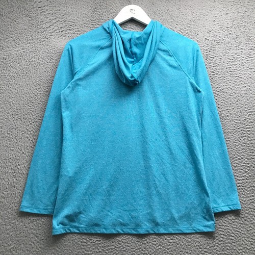 Under Armour Heat Gear Sweatshirt Hoodie Boys Youth XL Long Sleeve Logo Blue - Picture 4 of 4