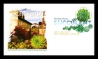 US COVER GREEN SUCCULENT GLOBAL FOREVER FDC PICTORIAL CANCEL PANDA CACHET