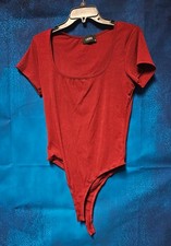 WOMEN'S CIDER XL BODYSUIT MAROON / RED