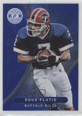2012 Totally Certified Platinum Blue 26/199 Doug Flutie #72 1e2v