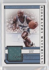 2018-19 Panini National Treasures Biography Materials 9/99 Glen Rice #BM-GRC 5yi