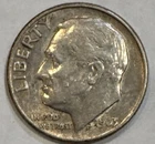 1963 D Denver Roosevelt Dime 10C Copper Business Strike Circulated US Coin