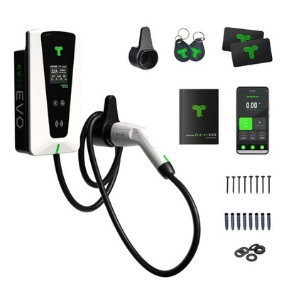 techtron  EV22 EVO 22kW Typ 2 Smart Home EV Ladegerät WiFi Bluetooth RFID 5m