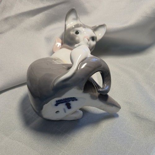 Lladro Cat And Mouse 1984 Porcelain Figurine 5236 Original Mint Condition - Picture 18 of 20
