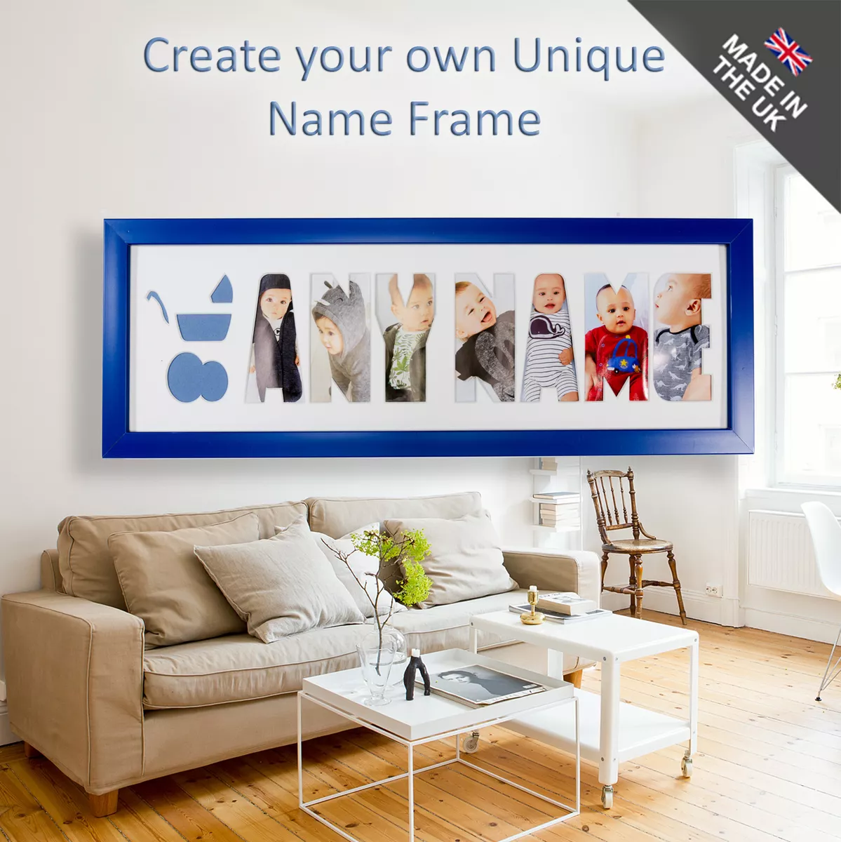 Baby Boy Name Picture Frame Create Any