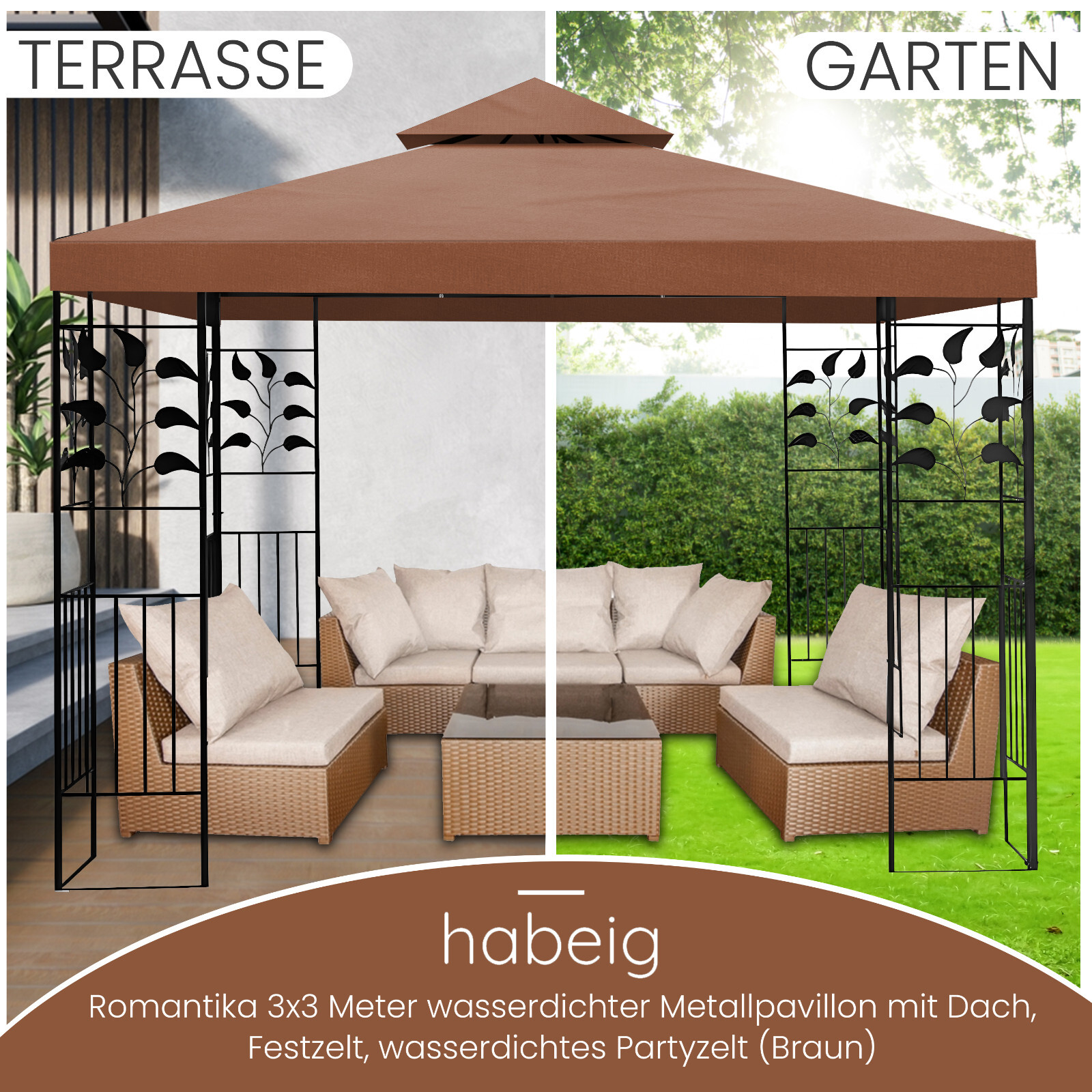 Faszinierend Pavillon Dach 3x3 Wasserdicht Fotos