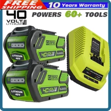 For GreenWorks 40V G-MAX Li-ion Battery 29472 29462 24282 24252 & 40V Charger US