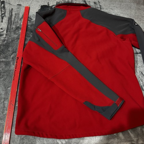 Marmot Jacket Alsek Softshell Coat Fleece Red/Black Size L - Picture 12 of 12