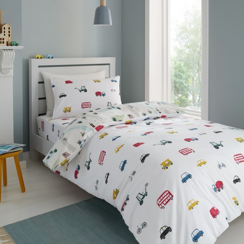 Bianca Transport Reversible Children's Duvet Cover Bedding Set Or Fitted Sheet - Picture 17 of 36