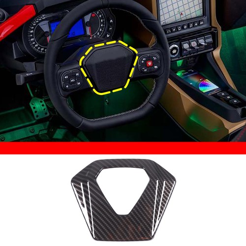 ABS Carbon Steering Wheel Center Frame Cover Kit For Polaris Slingshot 2020-2023 - Picture 8 of 17