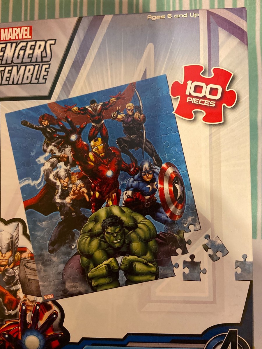 Marvel Avengers Assemble 100 Piece Puzzle (9 x 10.4 inches