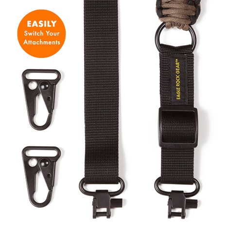Tactical Paracord Rifle Sling - by Eagle Rock Gear - 2 Point Adjustable - Picture 48 of 92