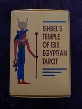 Ishbel's Temple of Isis Egyptian Tarot by Ishbel. 1989. Llewellyn. RARE/VINTAGE