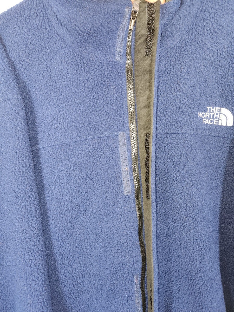 The North Face Men's heavy Blue Sherpa, Fleece Lined Jacket